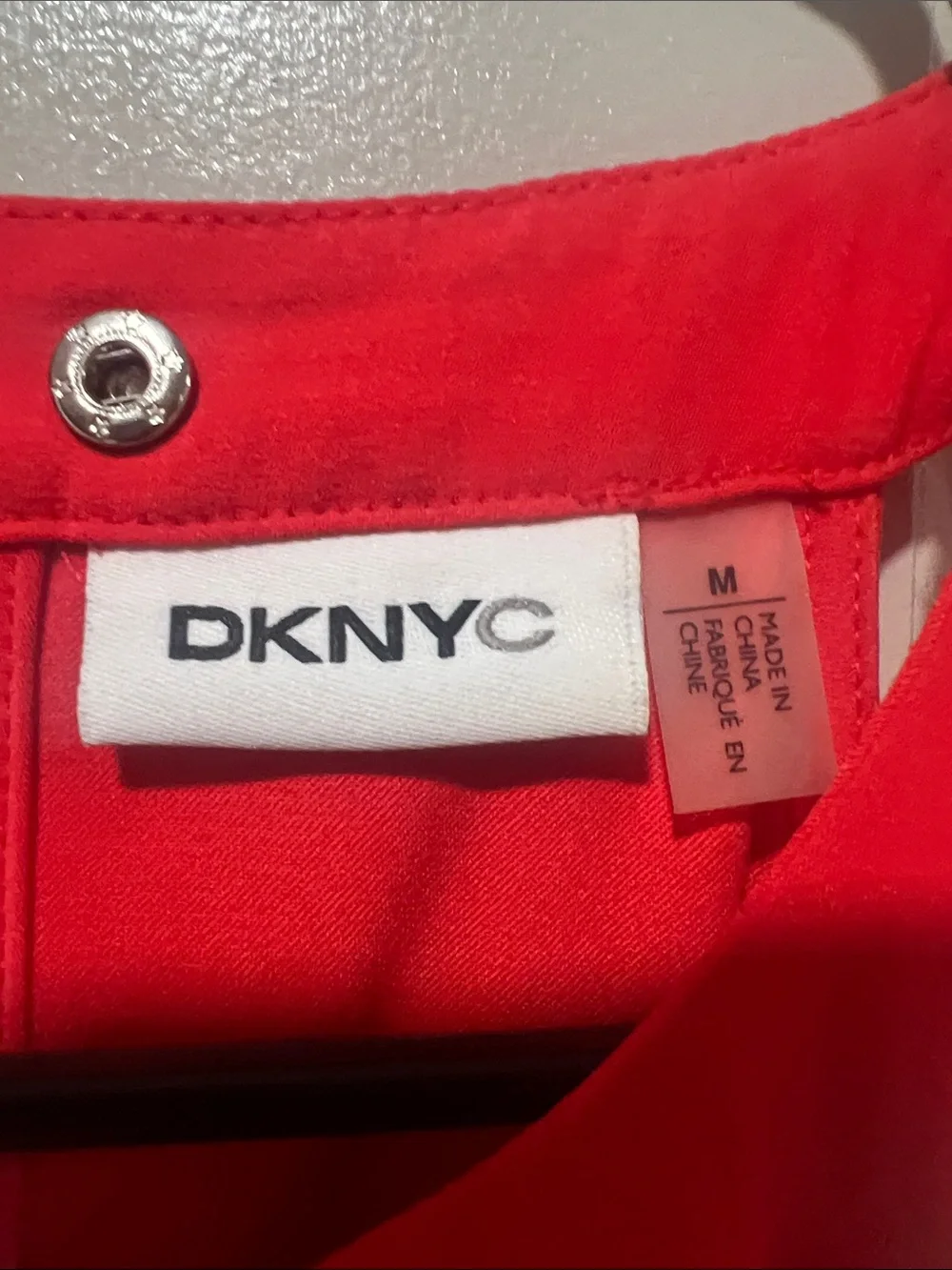 DKNYC size M Sleeveless Red Halter Maxi Dress